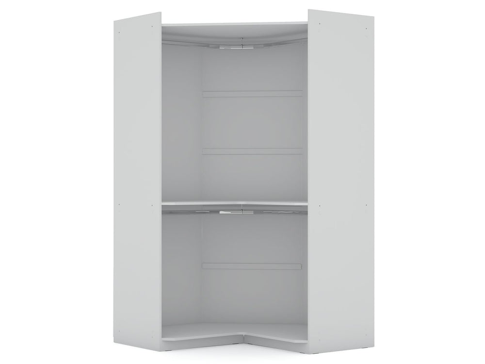 Manhattan Comfort Mulberry Contemporary - Modern Wardrobe/ Armoire/ Closet White 108GMC1