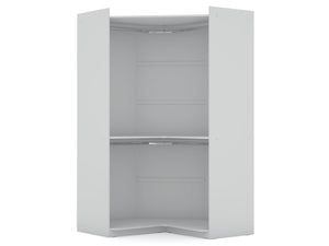 Manhattan Comfort Mulberry Contemporary - Modern Wardrobe/ Armoire/ Closet White 108GMC1
