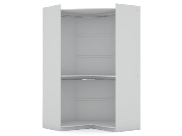 Manhattan Comfort Mulberry Contemporary - Modern Wardrobe/ Armoire/ Closet White 108GMC1