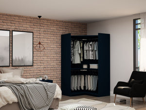 Manhattan Comfort Mulberry Contemporary - Modern Wardrobe/ Armoire/ Closet Tatiana Midnight Blue 108GMC4