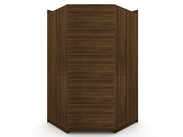 Manhattan Comfort Mulberry Contemporary - Modern Wardrobe/ Armoire/ Closet Brown 108GMC5