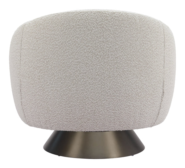 Zuo Modern Modan Swivel Chair In Misty Gray - Chic Modern Design, Durable Materials For Stylish Home Decor Gray 100% Polyester,Plywood,Steel 110437-zuo-modern