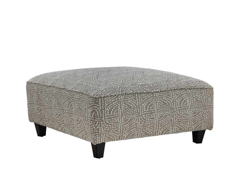 Fusion Hogan Multi-functional Padded Square Cocktail Ottoman In Grey - Stylish, Sturdy, And Safe For Kids Grey Ws ,99% Polypropylene 1% Polyester 109 Allegory Linen Cocktail Ottoman