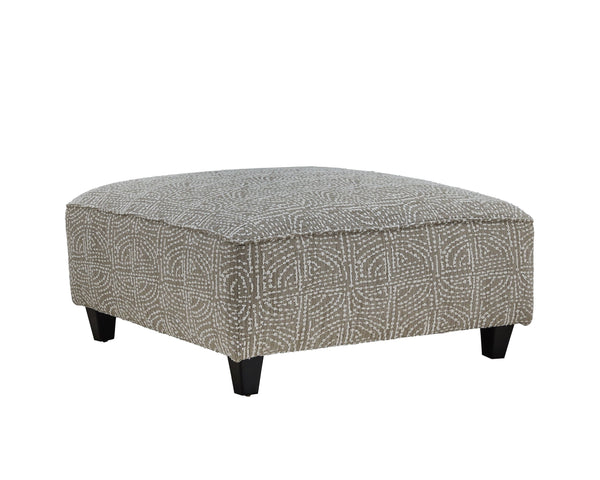Fusion Hogan Multi-functional Padded Square Cocktail Ottoman In Grey - Stylish, Sturdy, And Safe For Kids Grey Ws ,99% Polypropylene 1% Polyester 109 Allegory Linen Cocktail Ottoman