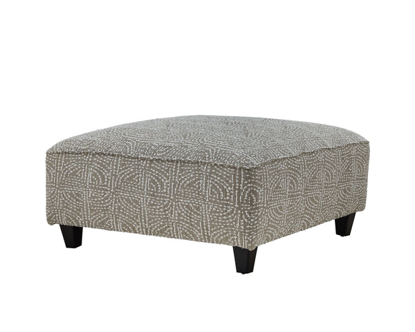 Fusion Hogan Multi-functional Padded Square Cocktail Ottoman In Grey - Stylish, Sturdy, And Safe For Kids Grey Ws ,99% Polypropylene 1% Polyester 109 Allegory Linen Cocktail Ottoman