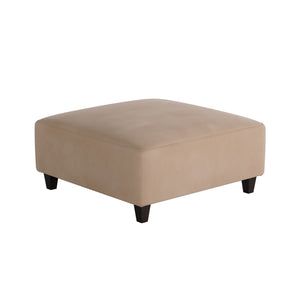 Fusion Bella Blush Cocktail Ottoman - Stylish Padded Centerpiece For Living Room Or Family Space Decor Mauve W,100% Polyester 109-c Bella Blush Cocktail Ottoman