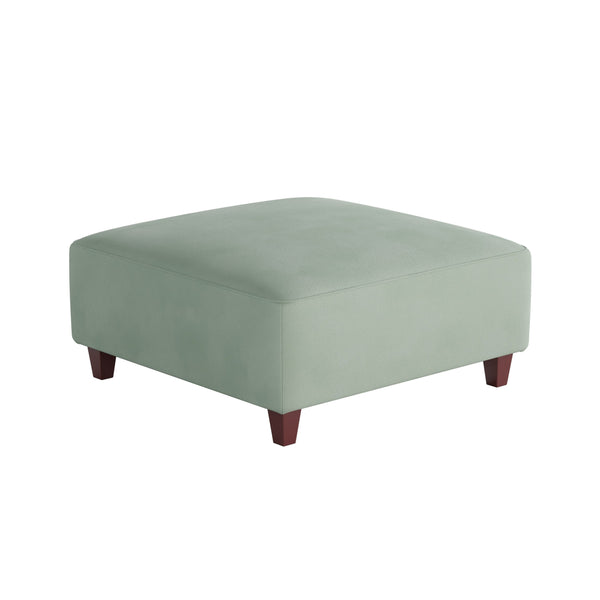 Fusion Bella Eucalyptus Cocktail Ottoman - Stylish, Padded Centerpiece For Seating And Relaxation In Green Mint Green W,100% Polyester 109-c Bella Eucalyptus Cocktail Ottoman
