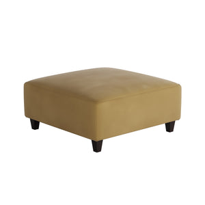 Fusion Bella Harvest Cocktail Ottoman - Stylish & Safe Padded Centerpiece For Living Room & Kids' Play Area Green W,100% Polyester 109-c Bella Harvest Cocktail Ottoman