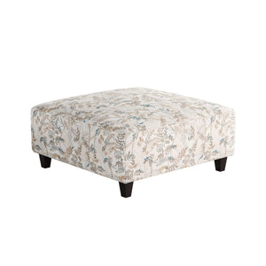 Fusion Fetty Citrus Cocktail Ottoman - Stylish, Padded Centerpiece For Family Spaces With Fun Pattern Multi S,96% Polyester,4% Linen 109-c Fetty Citrus Cocktail Ottoman