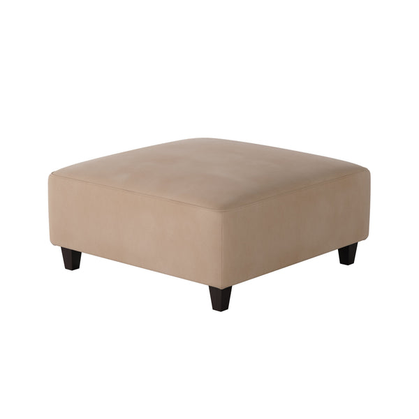 Fusion Bella Blush Cocktail Ottoman - Stylish Padded Centerpiece For Living Room Or Family Space Decor Mauve W,100% Polyester 109-c Bella Blush Cocktail Ottoman