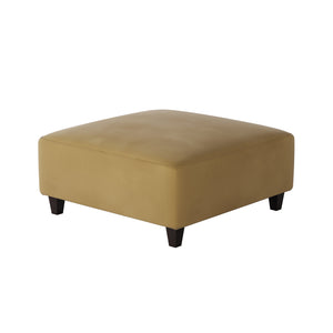 Fusion Bella Harvest Cocktail Ottoman - Stylish & Safe Padded Centerpiece For Living Room & Kids' Play Area Green W,100% Polyester 109-c Bella Harvest Cocktail Ottoman