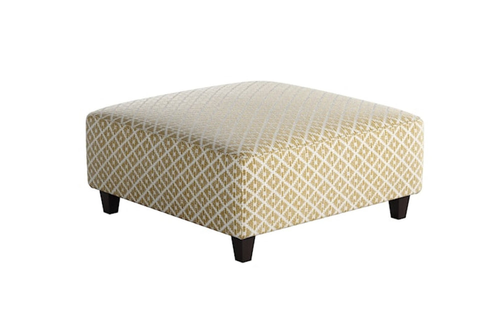 Fusion Owen Straw Stylish Cocktail Ottoman With Padded Sides, Fun Pattern & Durable Design For Your Home Multi Ws ,99% Polypropylene,1% Polyester 109-c Owen Straw Cocktail Ottoman