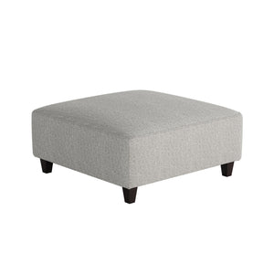 Fusion Sugarshack Metal Cocktail Ottoman - Stylish, Padded Centerpiece For Versatile Living Spaces Grey Ws,100% Polypropylene 109-c Sugarshack Metal Cocktail Ottoman