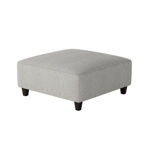 Fusion Sugarshack Metal Cocktail Ottoman - Stylish, Padded Centerpiece For Versatile Living Spaces Grey Ws,100% Polypropylene 109-c Sugarshack Metal Cocktail Ottoman