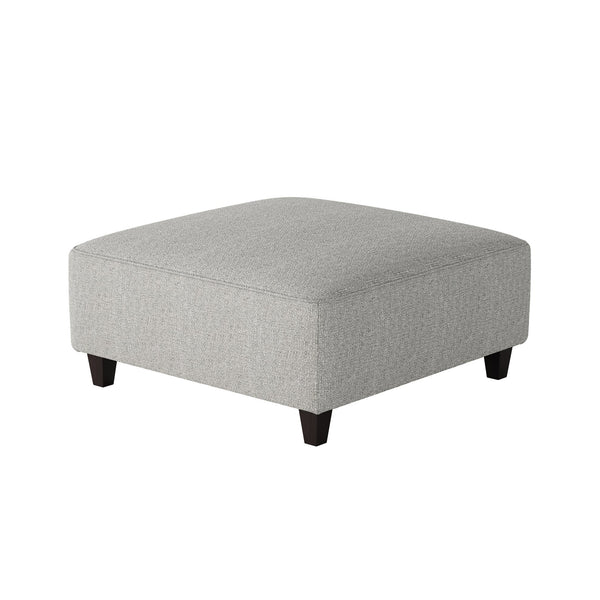Fusion Sugarshack Metal Cocktail Ottoman - Stylish, Padded Centerpiece For Versatile Living Spaces Grey Ws,100% Polypropylene 109-c Sugarshack Metal Cocktail Ottoman