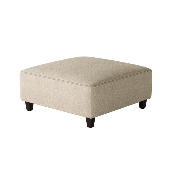 Fusion Sugarshack Oatmeal Cocktail Ottoman - Stylish, Durable Centerpiece With Padded Safety For Kids Oatmeal Ws,100% Polypropylene 109-c Sugarshack Oatmeal Cocktail Ottoman
