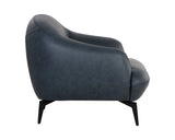 Armani Armchair - Midnight Blue Leather 109000 Sunpan