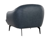 Armani Armchair - Midnight Blue Leather 109000 Sunpan