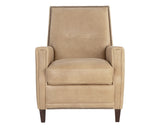 Florenzi Lounge Chair - Latte Leather 109008 Sunpan