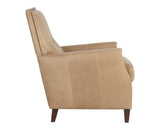 Florenzi Lounge Chair - Latte Leather 109008 Sunpan