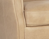 Florenzi Lounge Chair - Latte Leather 109008 Sunpan