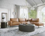 Brandi Sofa Chaise - Raf - Camel Leather 109021 Sunpan