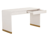 Ilona Desk - Oyster Shagreen 109022 Sunpan