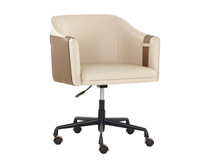 Carter Office Chair - Napa Beige / Napa Tan 109042 Sunpan