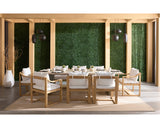 Tahiti Dining Armchair - Stinson White 109045 Sunpan