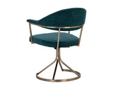 Bexley Swivel Dining Chair - Danny Teal 109047 Sunpan