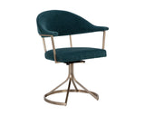 Bexley Swivel Dining Chair - Danny Teal 109047 Sunpan