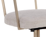 Bexley Swivel Dining Chair - Danny Light Grey 109048 Sunpan