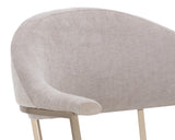 Bexley Swivel Dining Chair - Danny Light Grey 109048 Sunpan