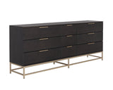 Rebel Dresser - Large - Gold - Charcoal Grey 109075 Sunpan