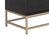 Rebel Dresser - Large - Gold - Charcoal Grey 109075 Sunpan