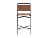 Corrigan Counter Stool - Cognac Leather 109088 Sunpan