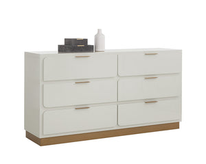 Jenkins Dresser - High Gloss Cream 109102 Sunpan