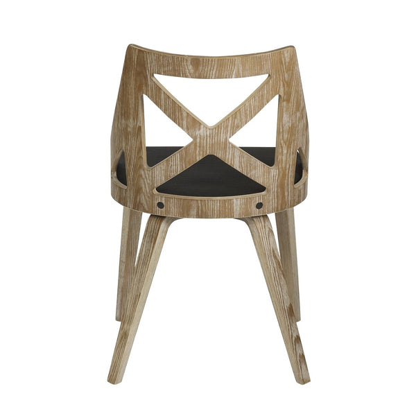 English Elm Mason Swivel Dining Chairs Faux Leather Upholstered with Steel Base Set of 2 B202P223451