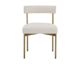 Seneca Dining Chair - Antique Brass - Danny Ivory 109132 Sunpan