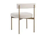 Seneca Dining Chair - Antique Brass - Danny Ivory 109132 Sunpan