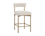 Seneca Counter Stool - Antique Brass - Danny Ivory 109135 Sunpan