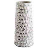 Somerville Vase Oyster Silver 10914 Cyan Design