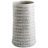 Somerville Vase Oyster Silver 10915 Cyan Design