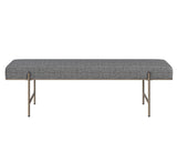 Davian Bench - Chacha Grey 109174 Sunpan