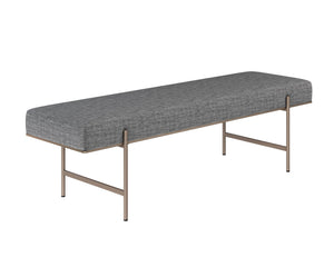 Davian Bench - Chacha Grey 109174 Sunpan