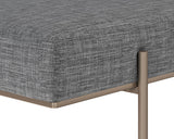 Davian Bench - Chacha Grey 109174 Sunpan