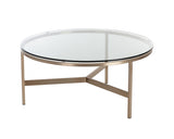 Flato Coffee Table - Antique Brass 109185 Sunpan