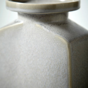 Santorini Vase Oyster Silver 10918 Cyan Design