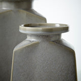 Santorini Vase Oyster Silver 10919 Cyan Design