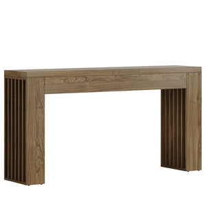 English Elm Couch Table Slim Farmhouse Console for Entryways Hallways and Sofa Walls Antique Finish T3971P460495